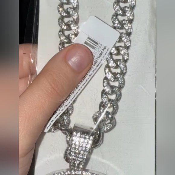 New Raiders football team iced out style 20" choose gold or silver - Picture 3 of 7